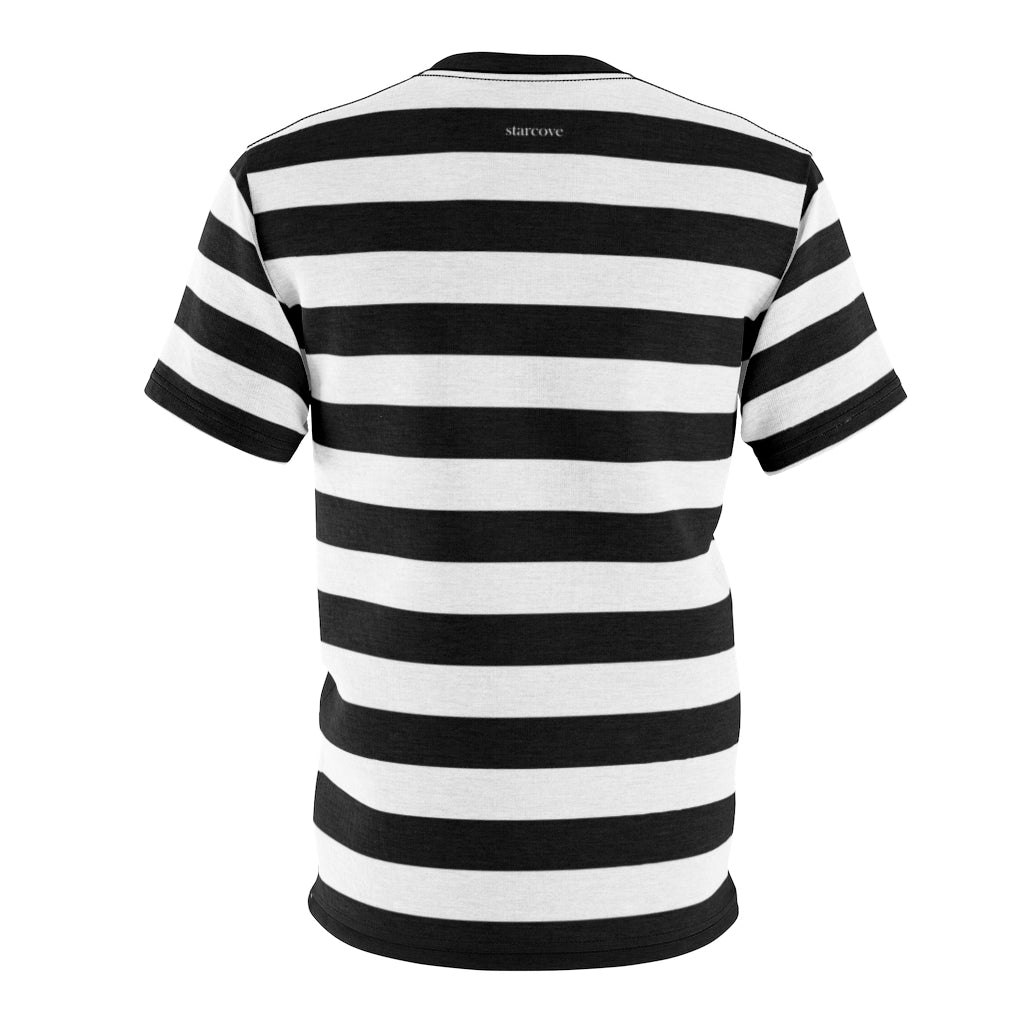 Cheap black and white striped t shirts online