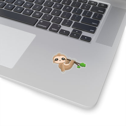 Sloth Sticker, Kawaii  Laptop Vinyl Cute Waterproof Waterbottle Tumbler Car Bumper Aesthetic Label Wall Phone Mural Decal Die Cut Starcove Fashion