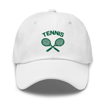 Tennis Hat, Embroidered Vintage Tennis Rackets Men Women Sun Baseball Cap Dad Hat Mom Embroidery  Hat Starcove Fashion