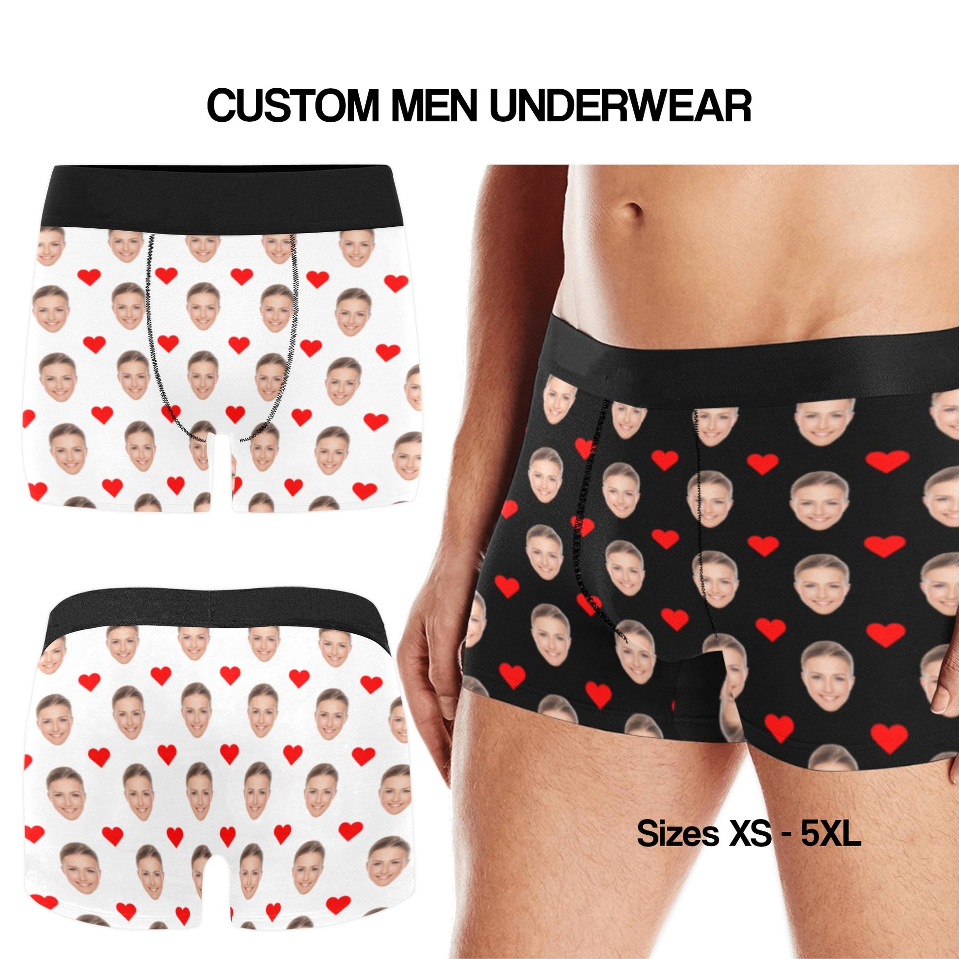 Custom Face Boxer Men's Underwear Funny Gift For Getting Married - Personalized  Face Photo On Men's Underwear