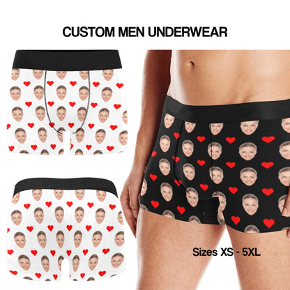 Custom Boxer Briefs with Face, Personalized Funny Wife Face Shorts Underwear  Custom Boxers with Face on Them Gifts for Men, Style, X-Small : :  Clothing, Shoes & Accessories