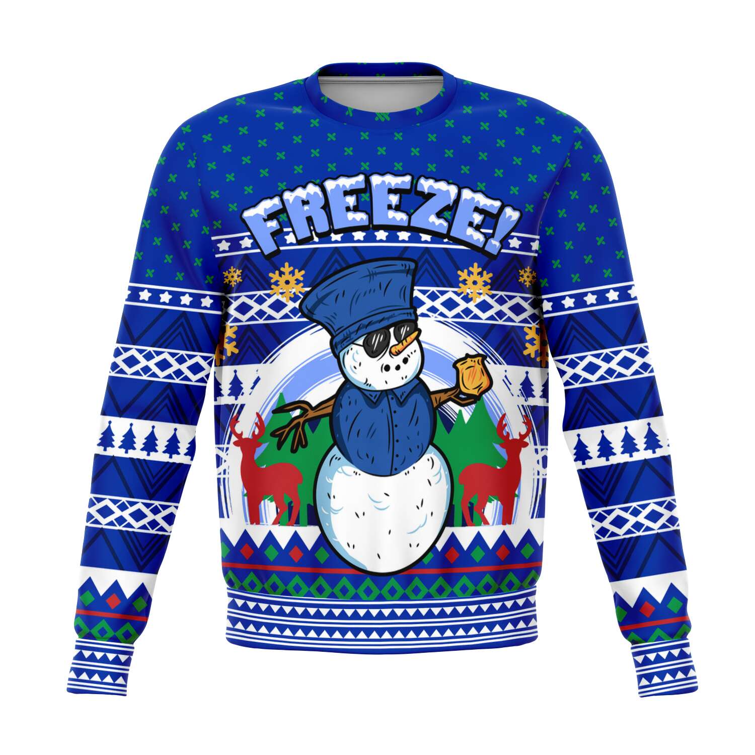 Ugly christmas store sweater snowman