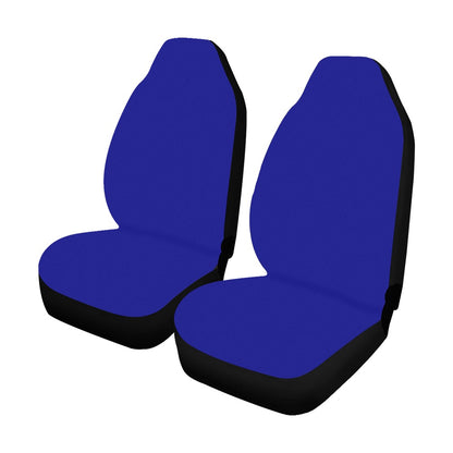 Navy Blue Car Seat Covers 2 pc, Solid Color Front Seat Covers Car RV SUV Vans Truck Seat Protector Accessories Auto