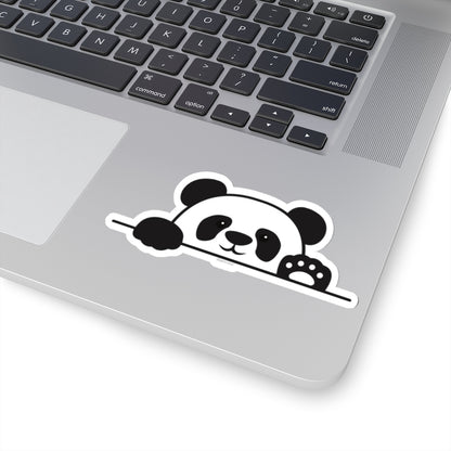 Cute Panda Wall Decals, Funny Black White Light Switch Sticker Vinyl Wall Laptop Decal Cute Waterbottle Car Bumper Aesthetic Label Mural Starcove Fashion