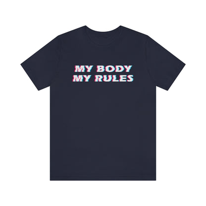 My Body My Rules Womens Rights Tshirt, Reproductive Abortion Feminist Feminisms Adult Aesthetic Graphic Crewneck Tee Shirt Top Starcove Fashion