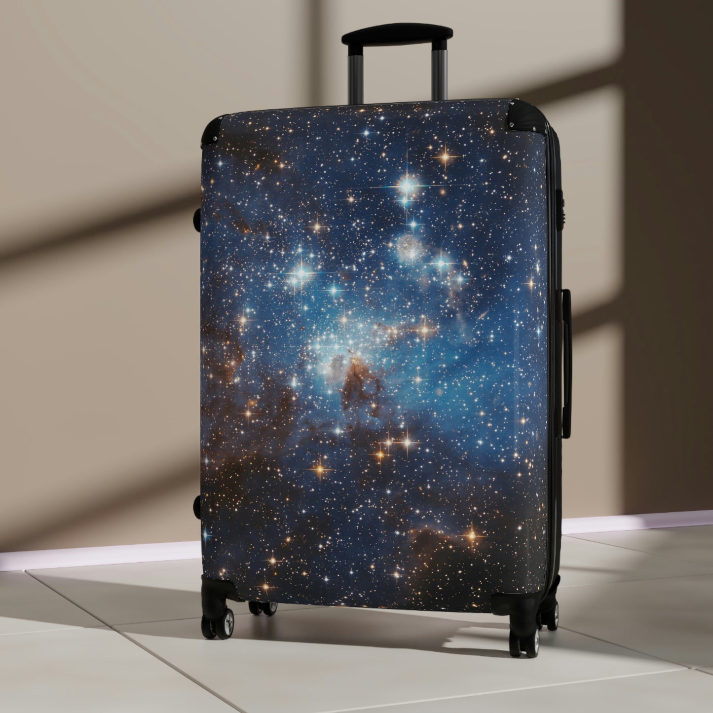 Space Galaxy Cabin Suitcase Luggage, Stars Nebula Carry On Travel Bag Rolling Spinner with Lock Decorative Designer Hard Shell Wheels Case Starcove Fashion