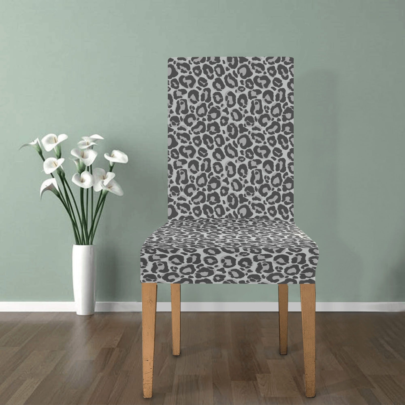 Grey covers for online dining chairs