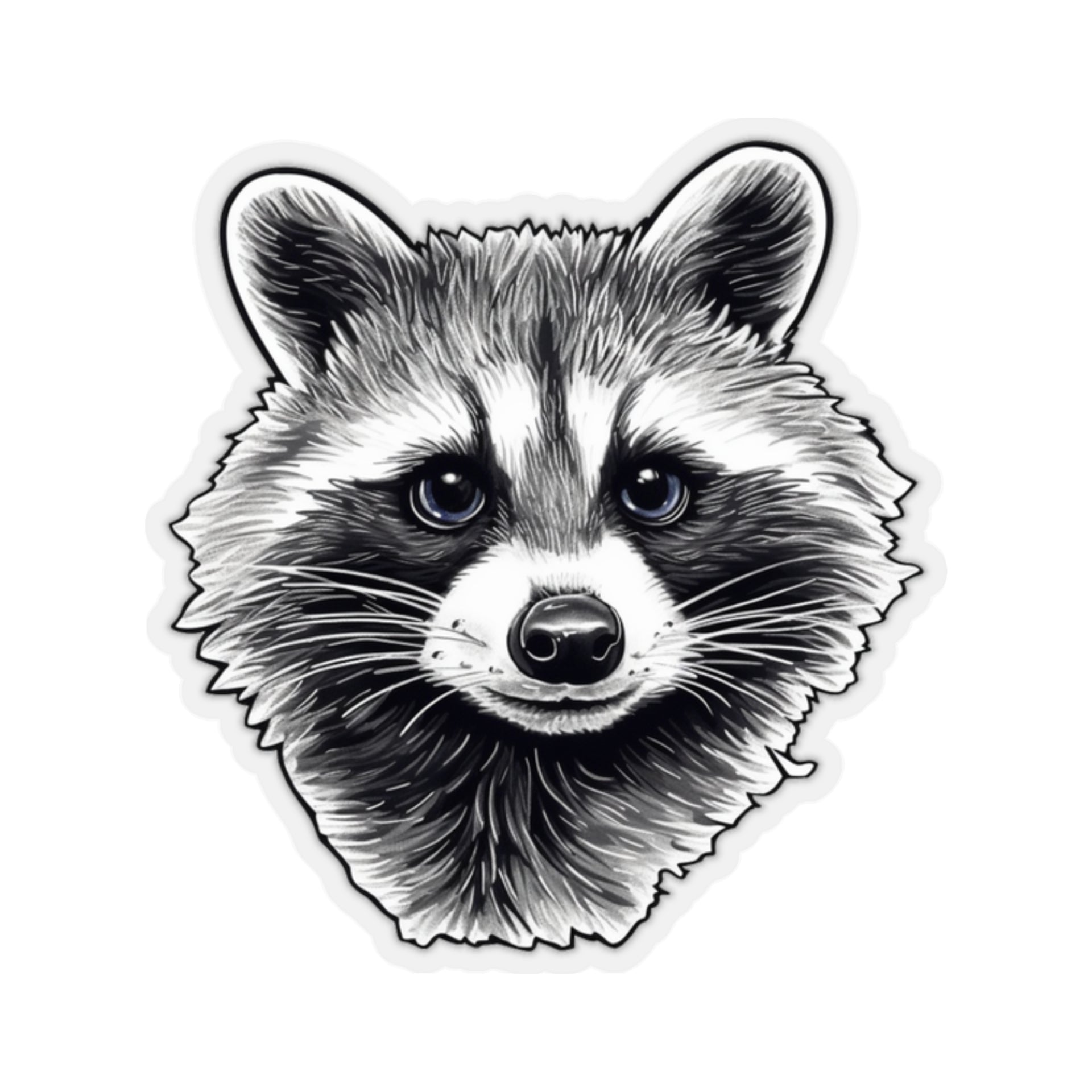 Cute Raccoon Stickers | Water-Resistant Sticker | Stickers for laptop,  journal, notebooks