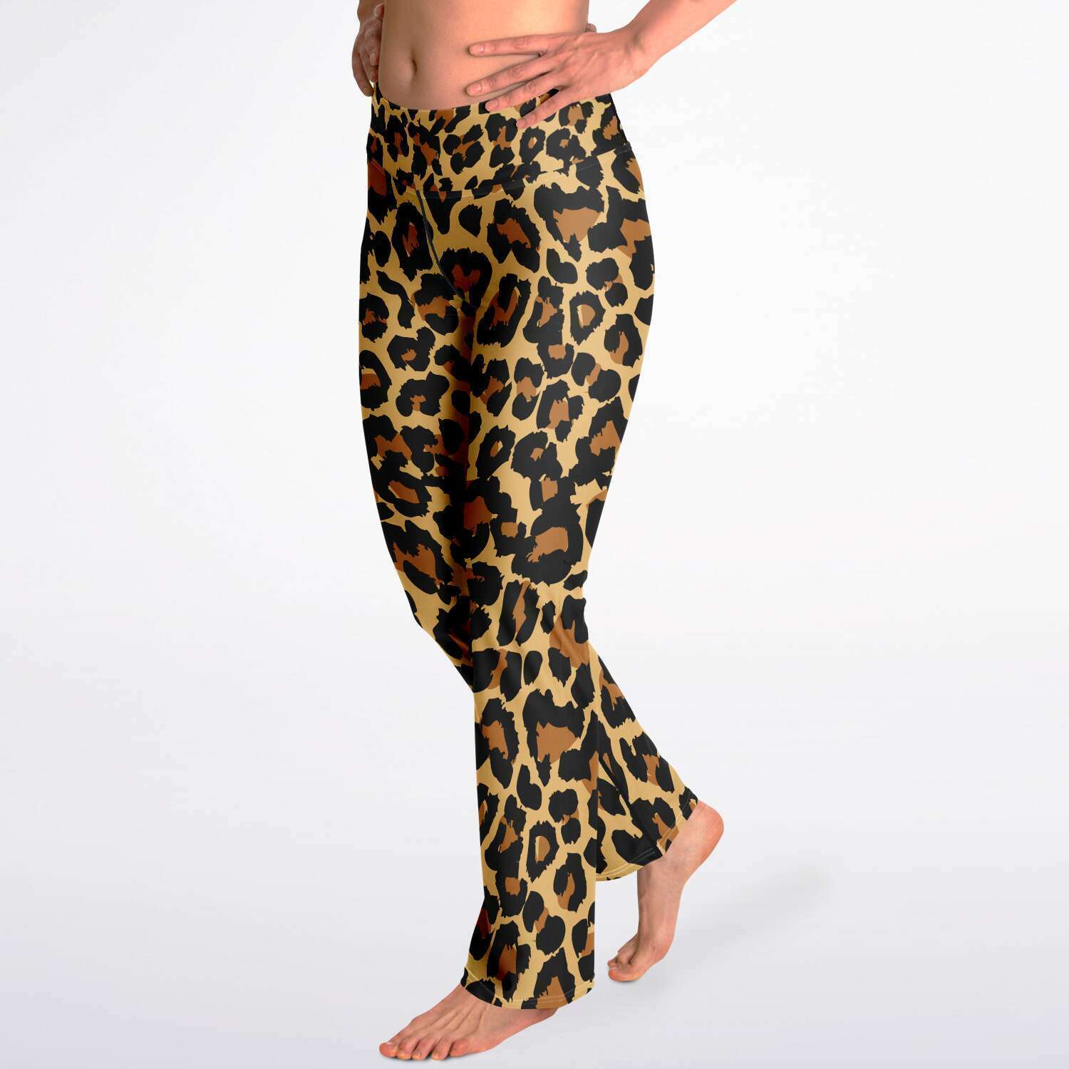 Printed flare clearance yoga pants