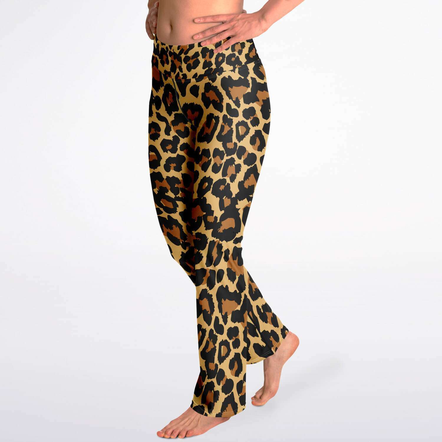 Leopard Flare Leggings – Glow the Label