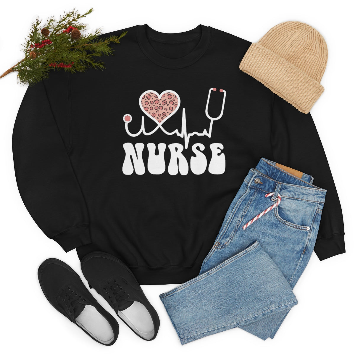 Nurse Sweatshirt, Practitioner Graphic Crewneck Fleece Cotton Sweater Jumper Pullover Men Women Adult Aesthetic Top Starcove Fashion