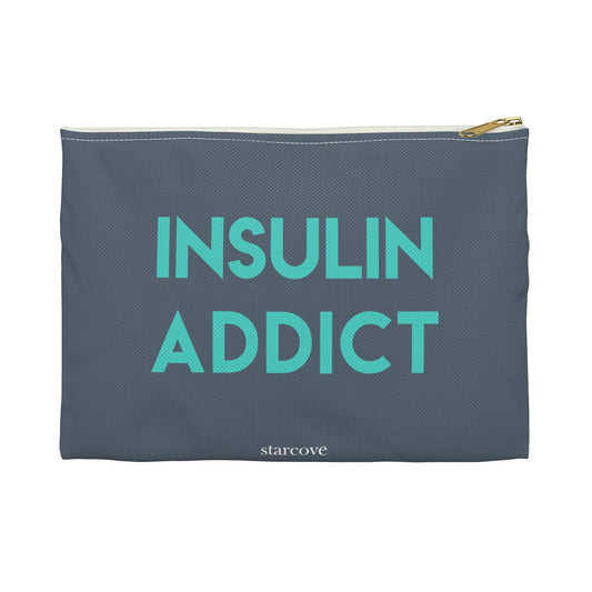 Insulin Addict Diabetes Bag, My Diabetic Supply Pouch Funny Case Type 1 2 One Accessory Zipper Travel Small Large Pouch Gift Starcove Fashion