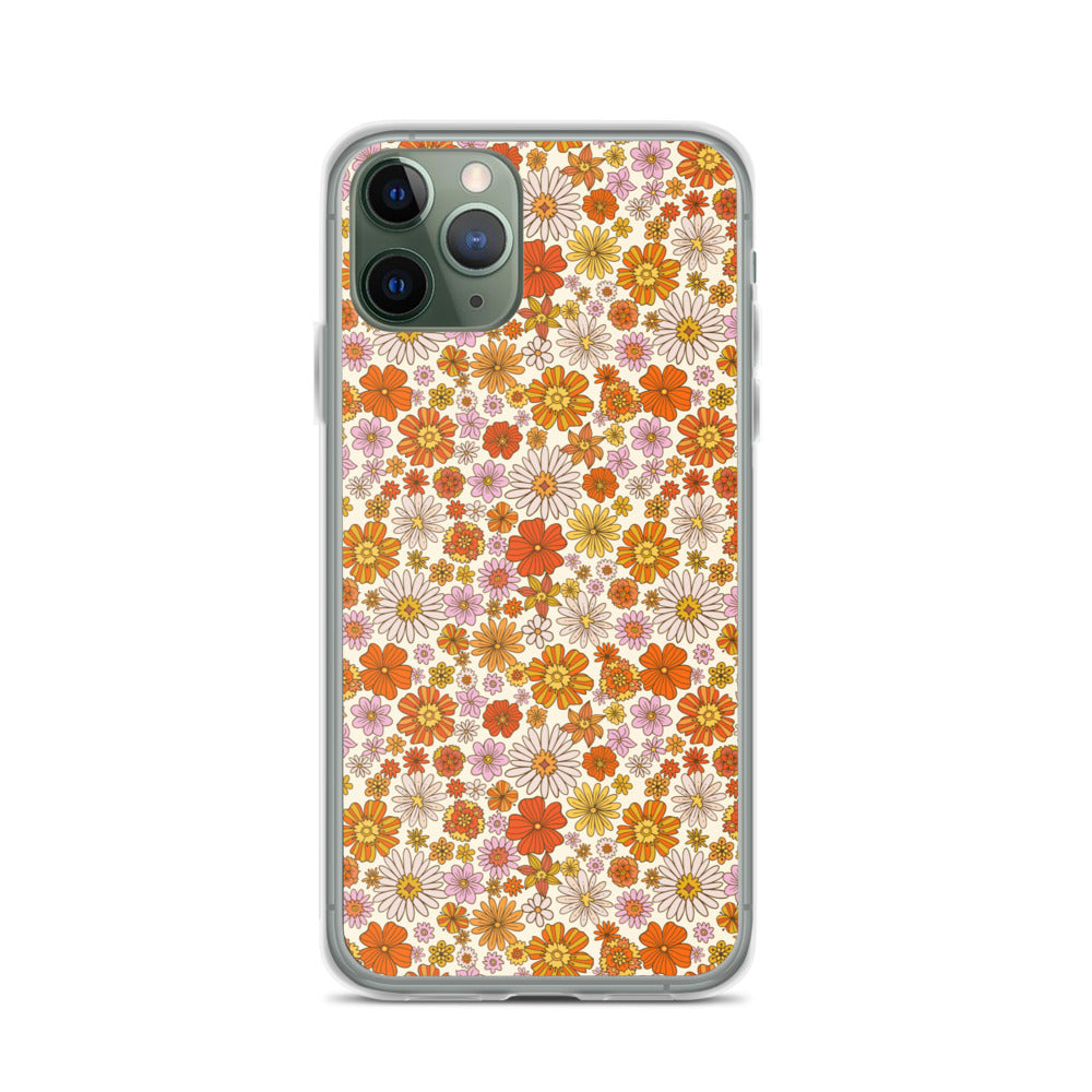 Miho Checkered Retro Flower Potsnap Iphone 13 Mini Case - Society6