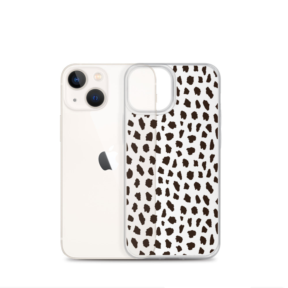 Cheetah Pattern Clear iPhone 14 13 12 Pro Max Case, Animal Print Cute Aesthetic iPhone 11 Mini SE 2020 XS Max XR X 8 7 Plus Transparent Starcove Fashion