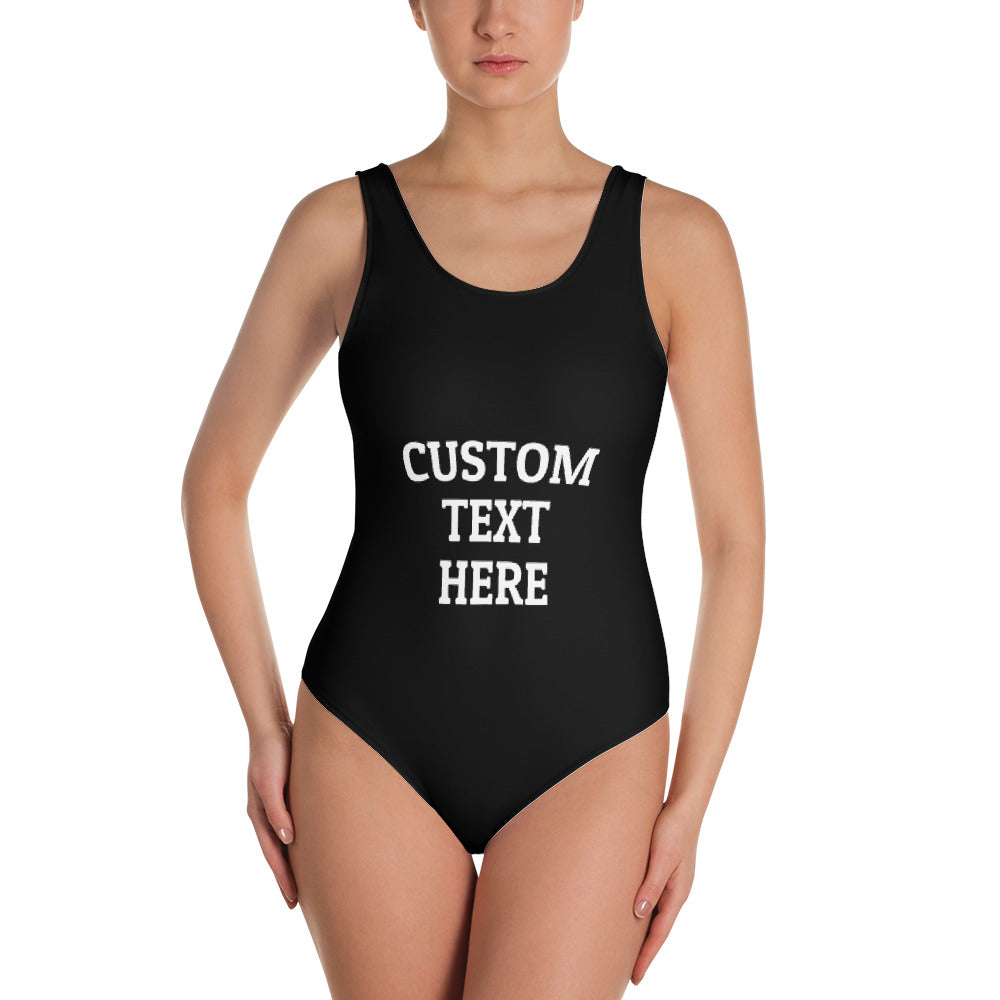 Custom Bathing Suit Women, Swimsuit Personalized One Piece Birthday Sq –  Starcove Fashion