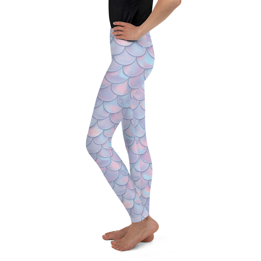 Amazon.com: YogaBerries Mermaid Leggings for Girls Kids Pants Capri for  Dance (Purple Mermaid, 5/6) : Clothing, Shoes & Jewelry