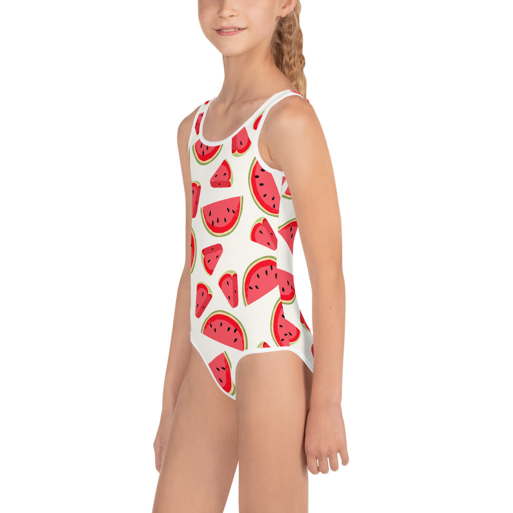 Watermelon Little Girls Kids Swimsuit 2T 7 Toddler One Piece Bathing Suit Swimwear