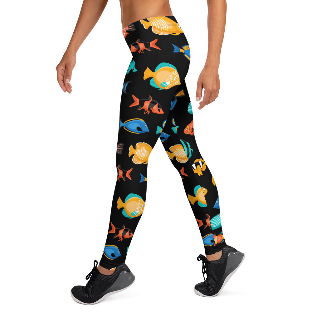 Spacefish Army Leggings (Women's)