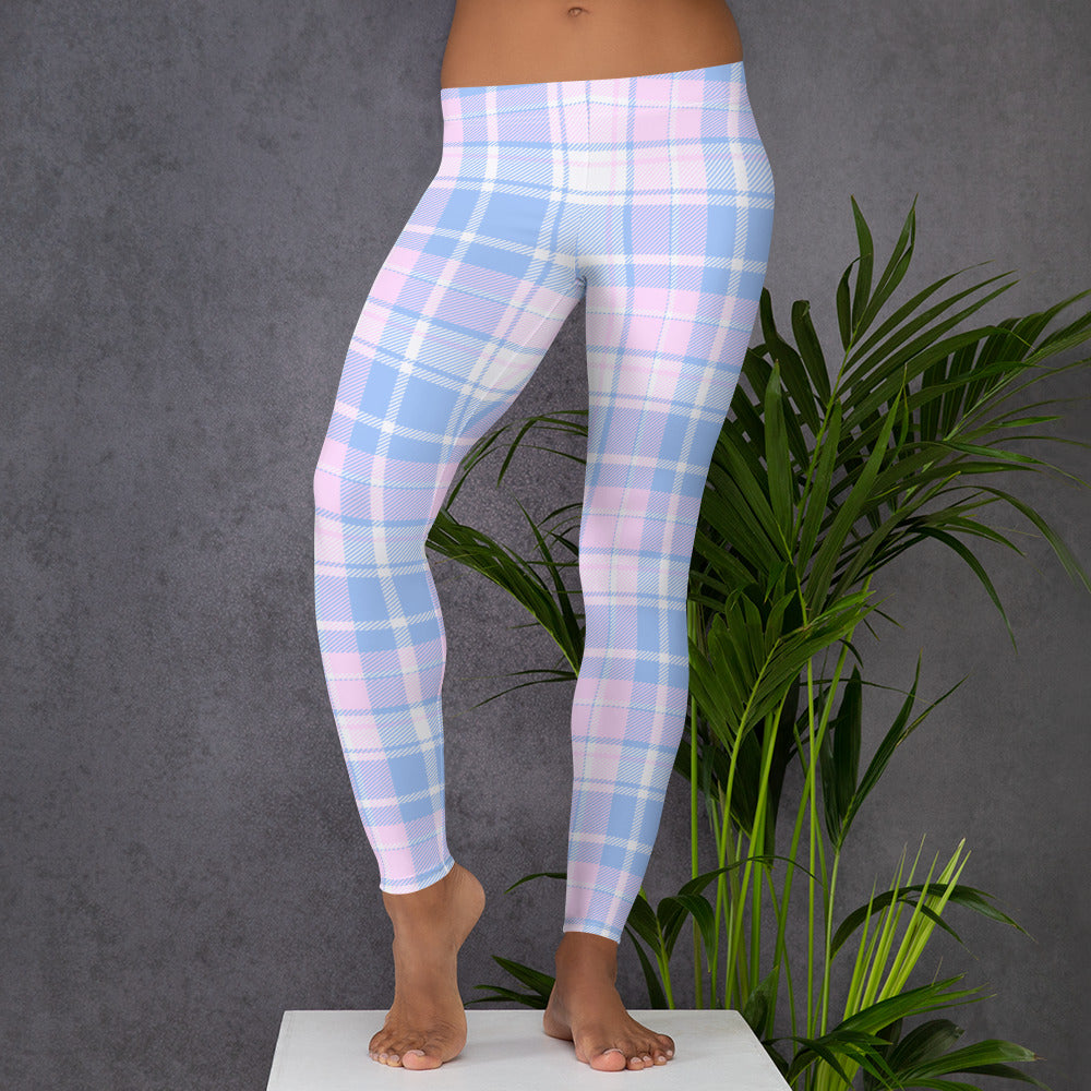 Plaid yoga outlet pants