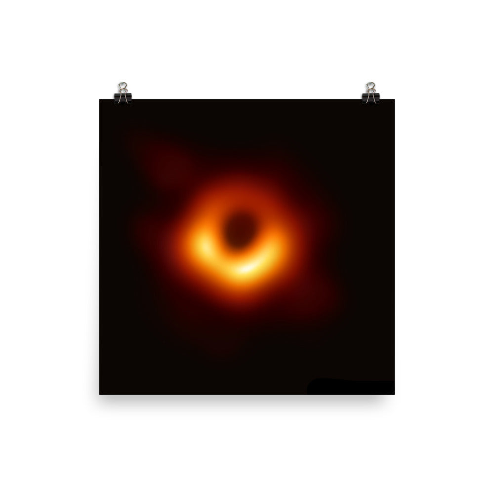 First Horizon Scale Image of a Black Hole Photo Poster, Galaxy Space Wall Art Event Horizon Celestial Outer Space Print Starcove Fashion