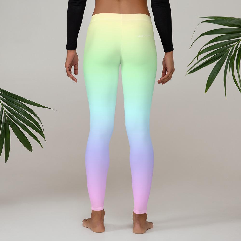 Leggings, Rainbow Leggings, Tie-dye, Rainbow Womens Pants, Yoga