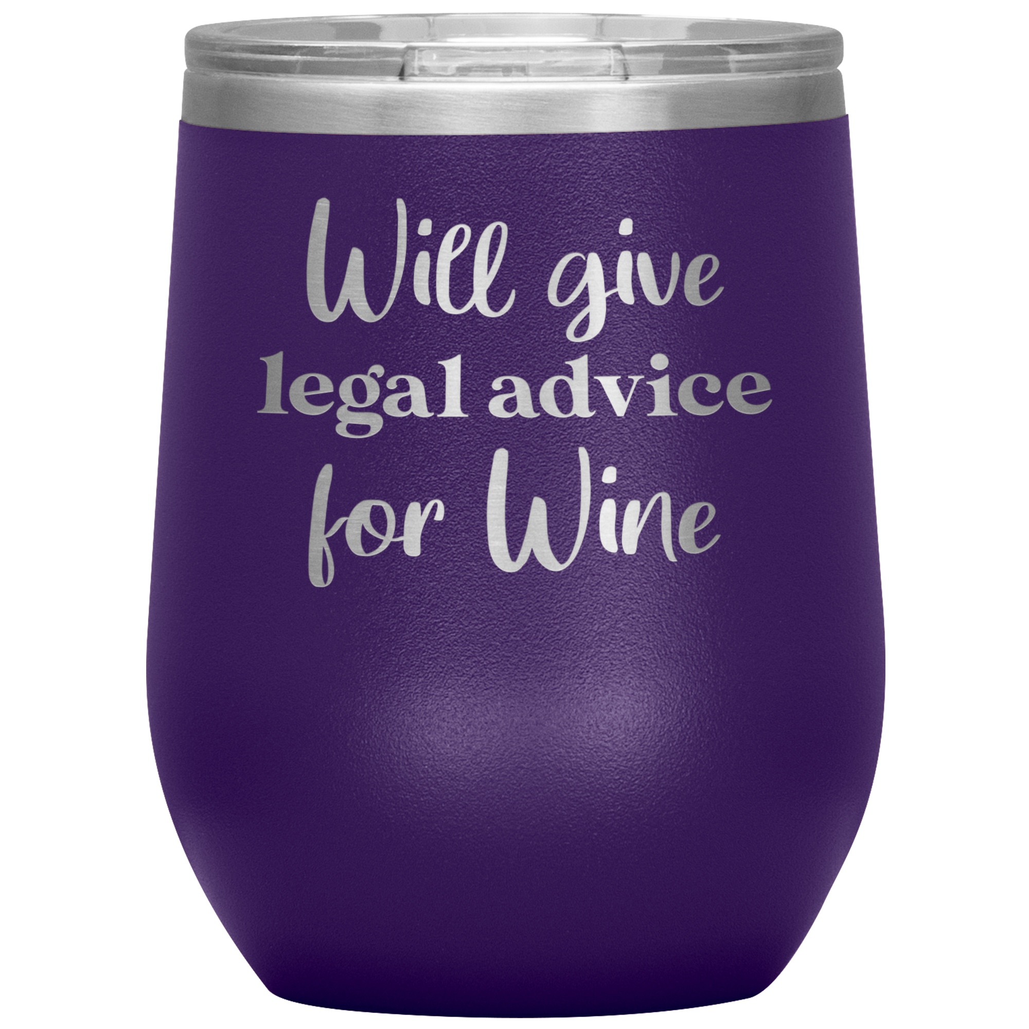 Lawyer Gifts, Will Give Legal Advice for Wine Tumbler Mug Gift Idea La –  Starcove Fashion