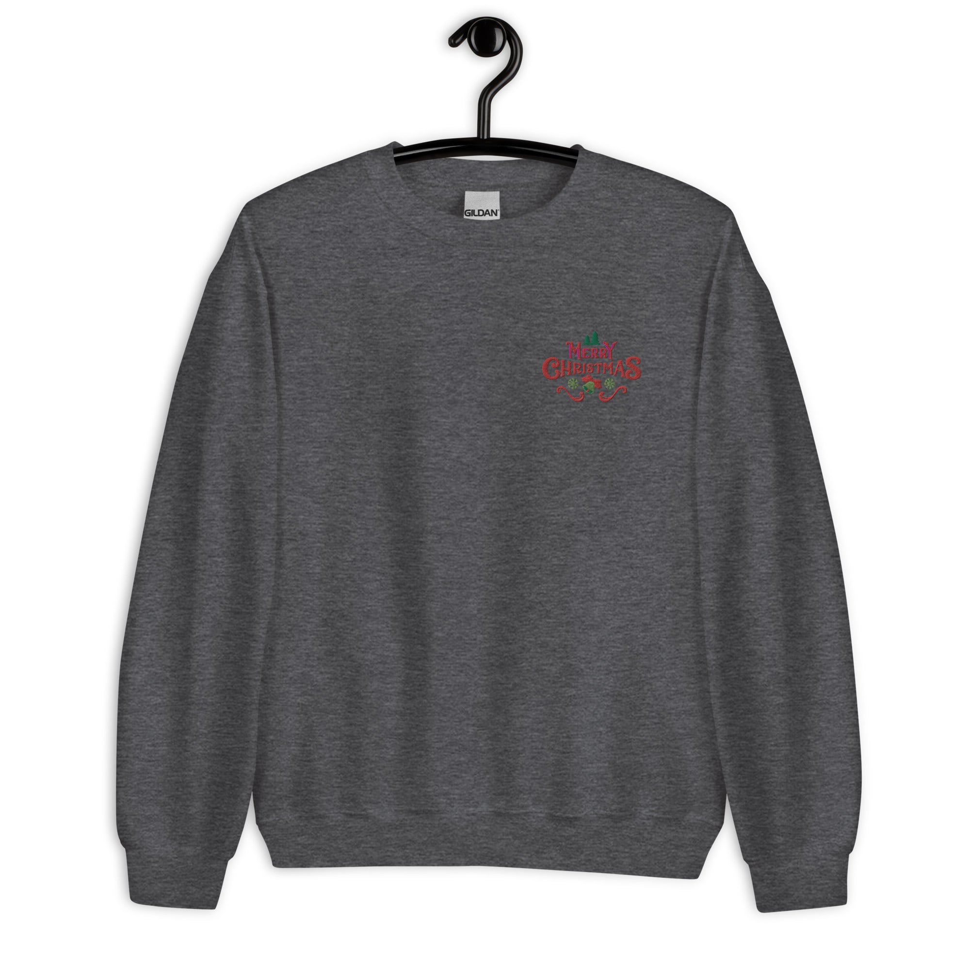 Embroidered on sale christmas sweatshirts